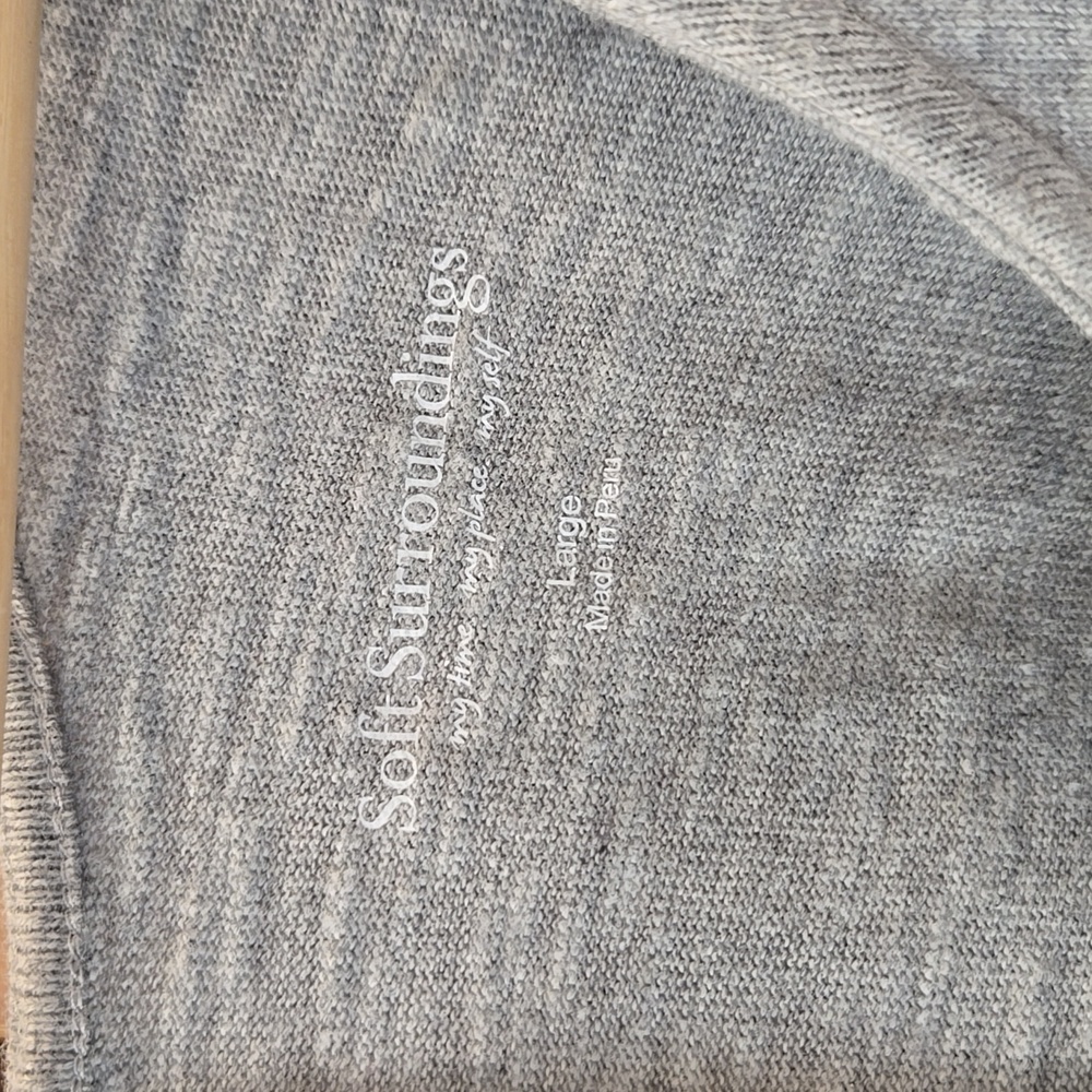 Soft Surroundings Comfy Dress - Size L -Soft Gray , Comfy, VGUC, Loungewear - Picture 4 of 8